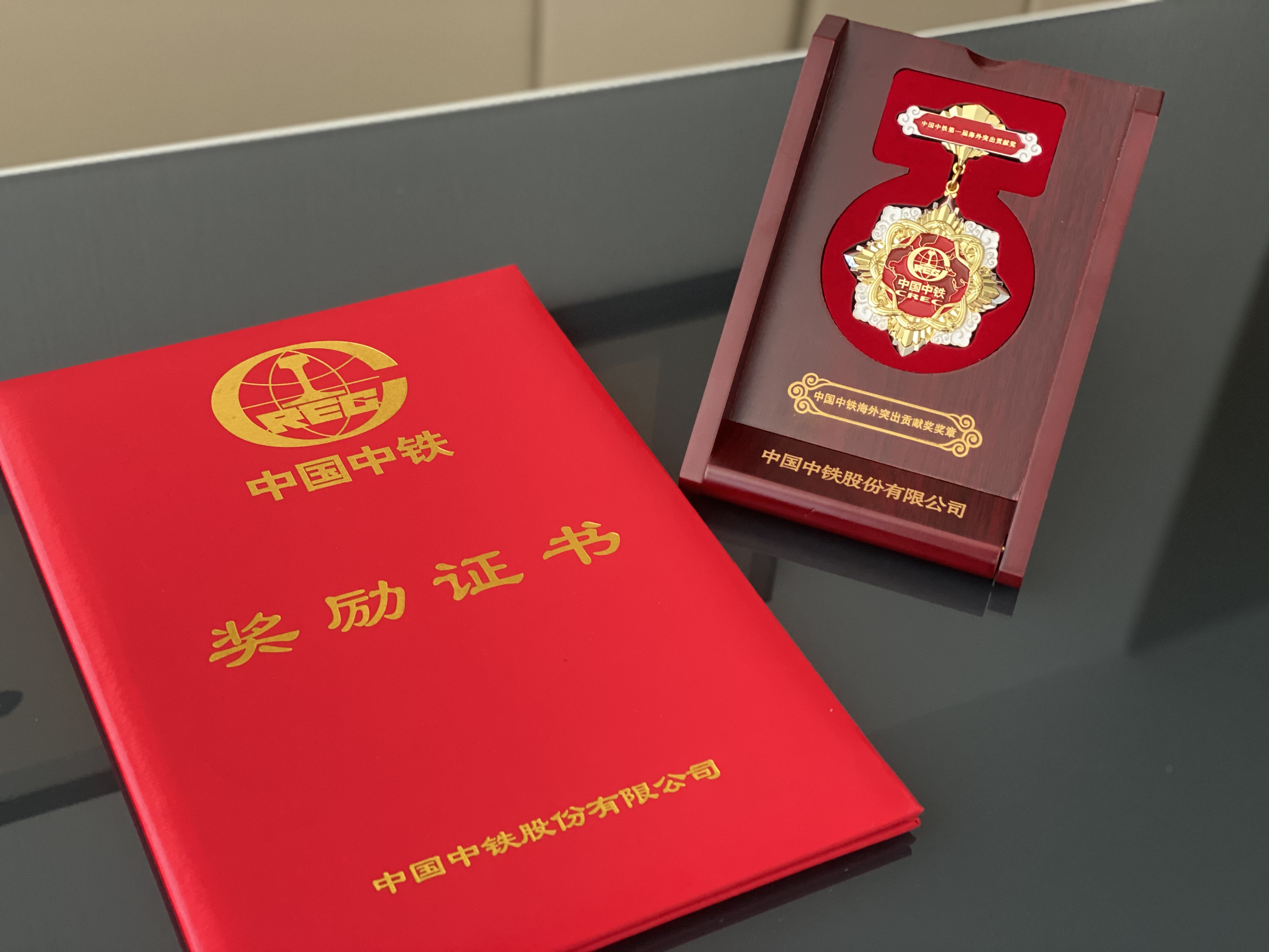 获奖证书和徽章2